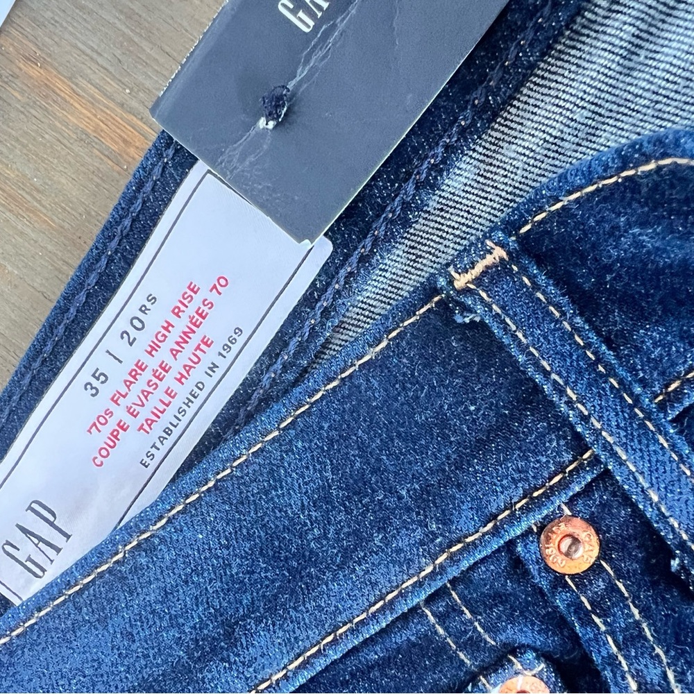 GAP Dark Blue Flare Jeans - Picture 4 of 7